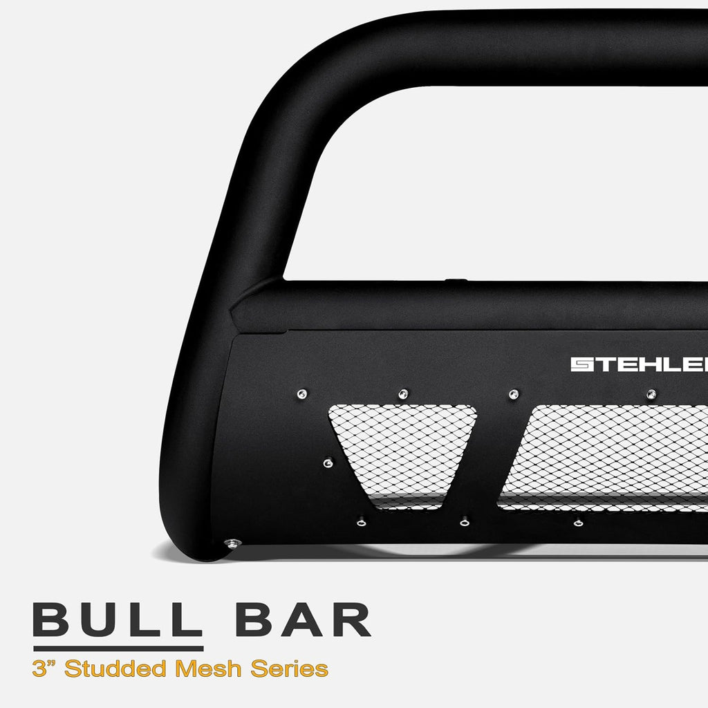 Matte Black Studded Mesh Bull Bar K66208