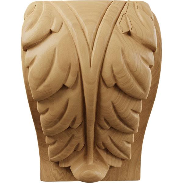Cherry Extra Large Acanthus Leaf Block Corbel Q205432
