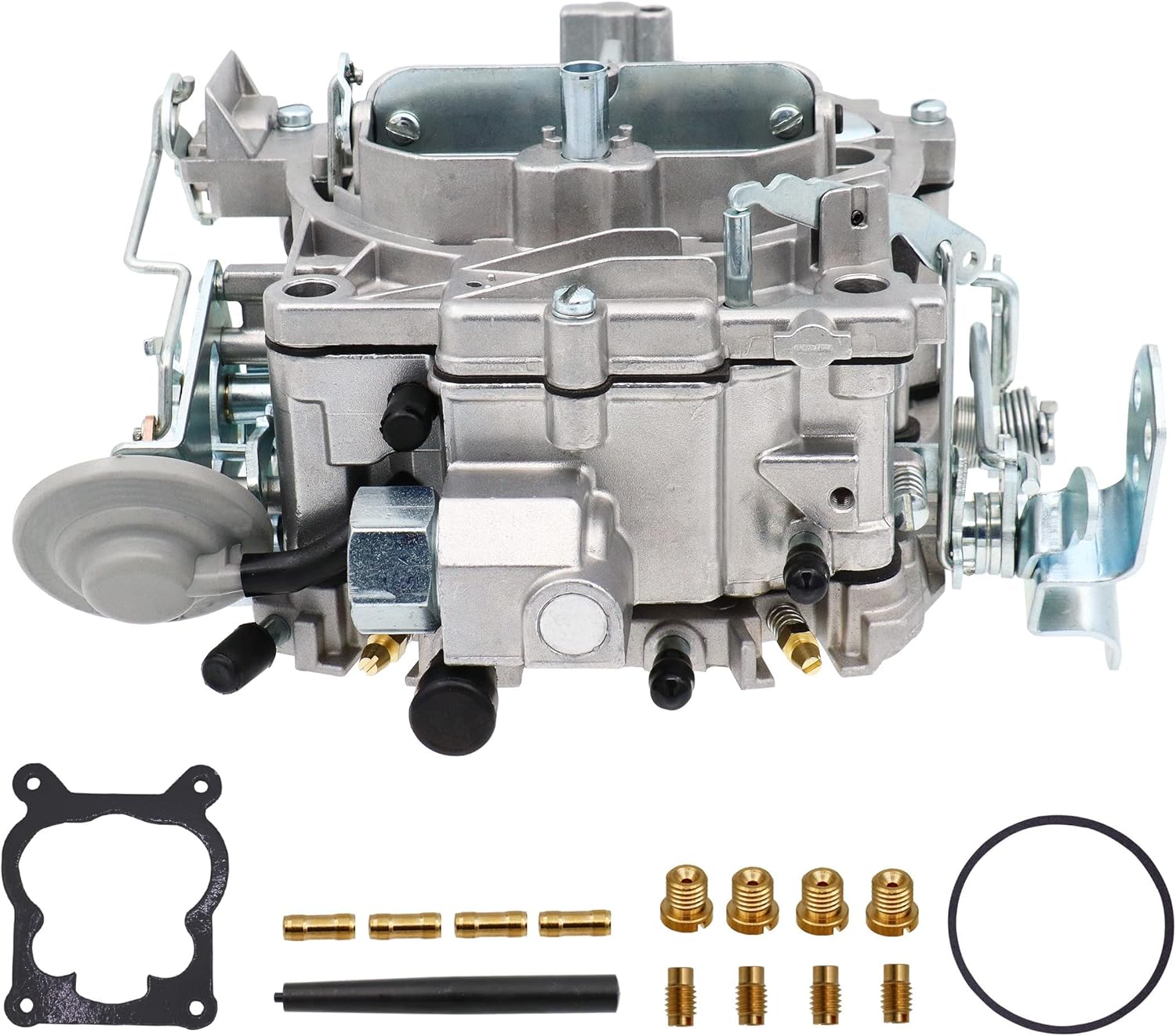 Carburetor 4 Barrel 750 CFM Manual Choke with Gaskets Plugs Jets N602