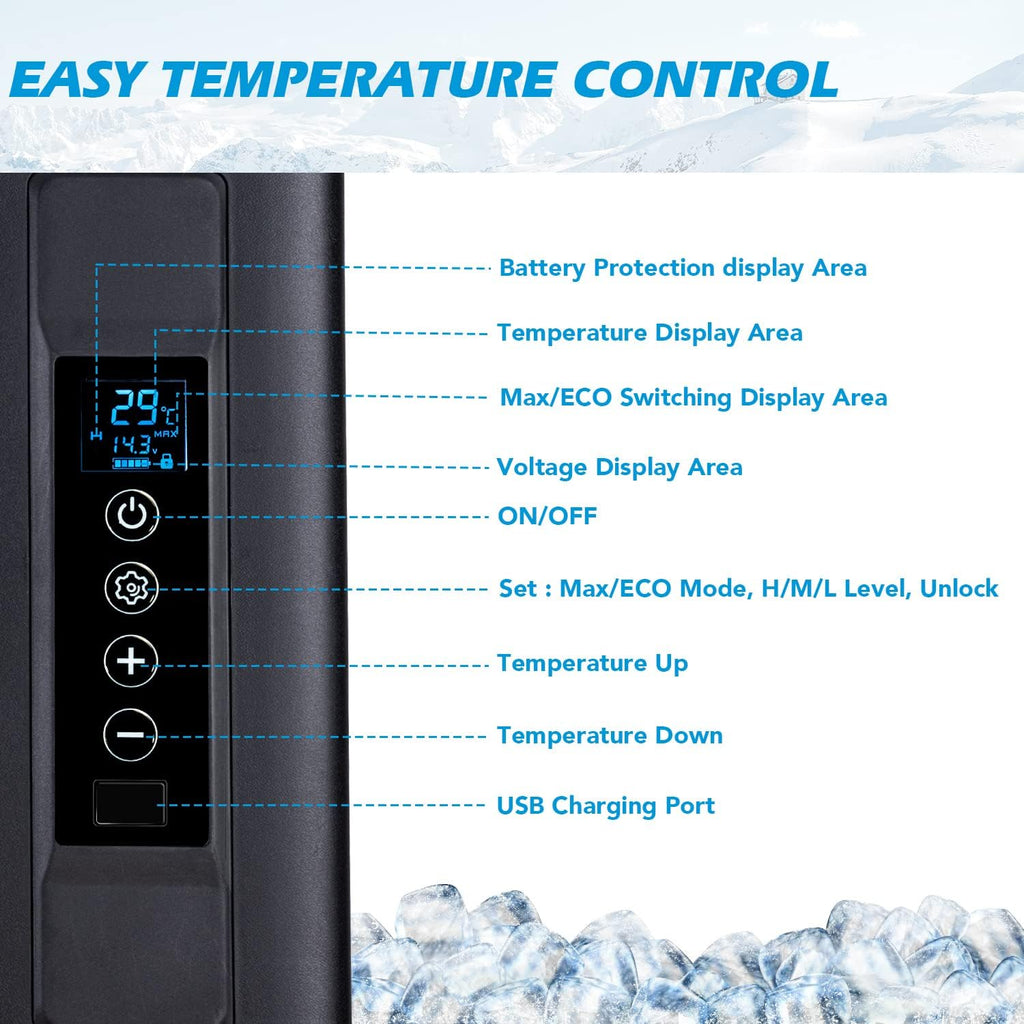 20QT Portable Refrigerator Freezer Cooler C61574