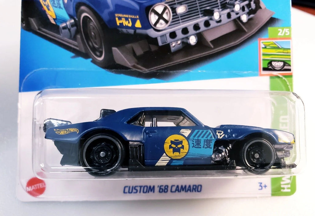 Custom '68 Camaro HW Slammed 2/5 with Limited Stickers B88614