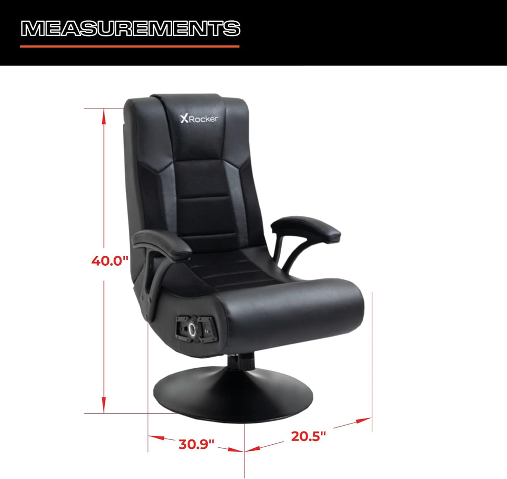 Wireless Black 2.1 Gaming Chair J480