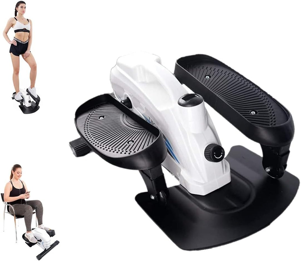 Mini Elliptical Machine Under Desk with Display Monitor and Adjustable Resistance Z6652