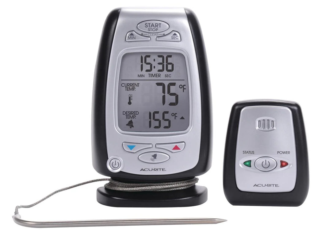 Meat Thermometer with Digital LCD Screen and Stainless Steel Probe J961