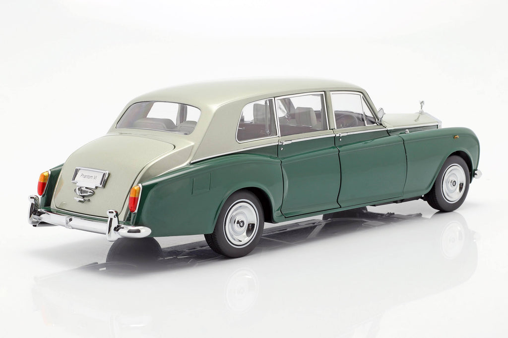 1/18 Scale Rolls Royce Phantom VI Green Silver W7769