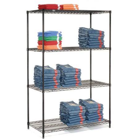 5 Tier Black Epoxy Wire Shelving Starter Unit Z156866