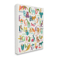 Joyful Animal Alphabet Kid's Playful ABC Typography, 36 x 48 E99613
