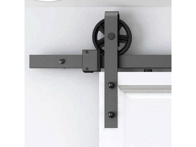 Single Wood Sliding Barn Door Hardware Kit B230