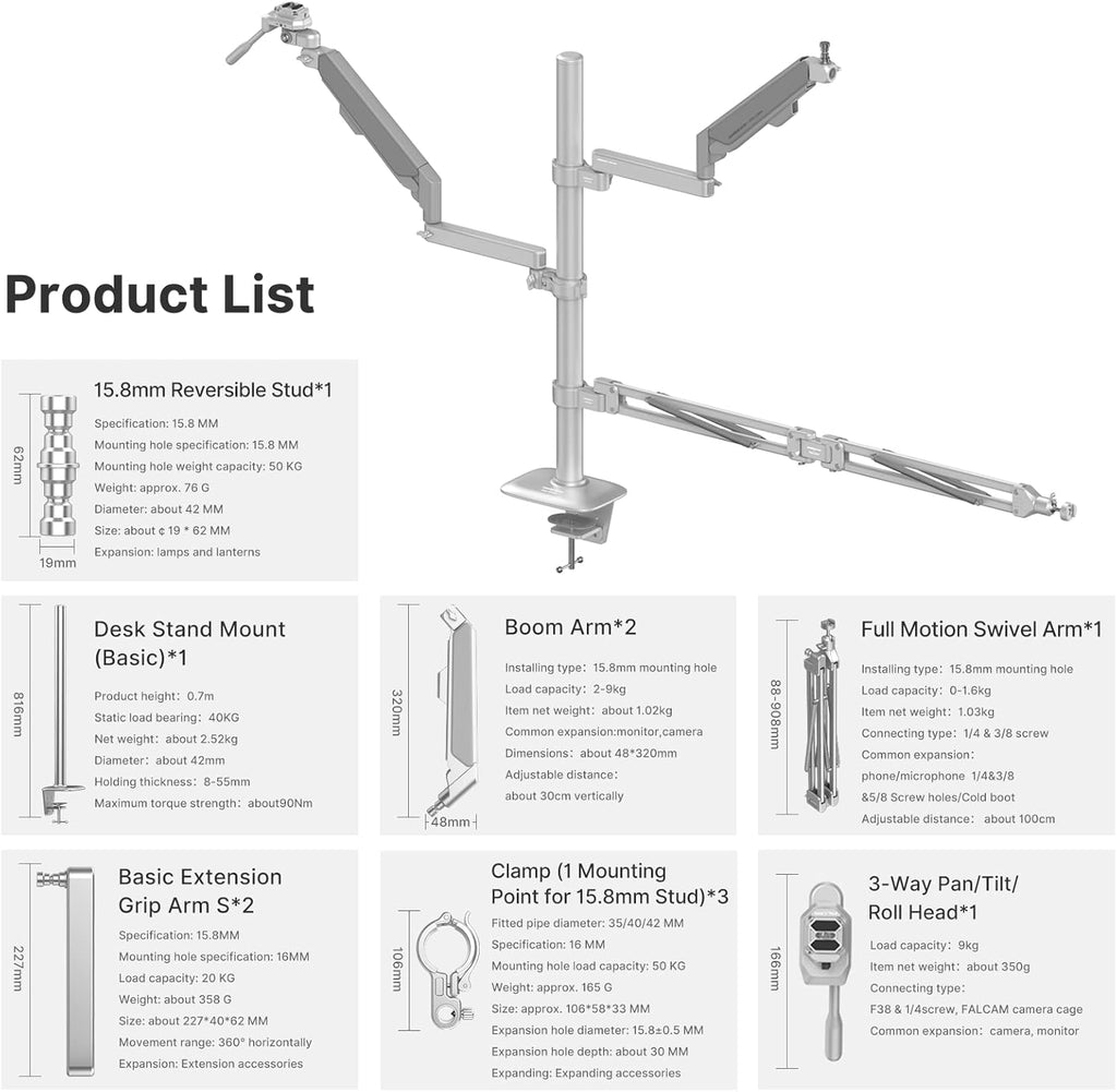 Desktop Live Stand Camera Mount Studio System M6859