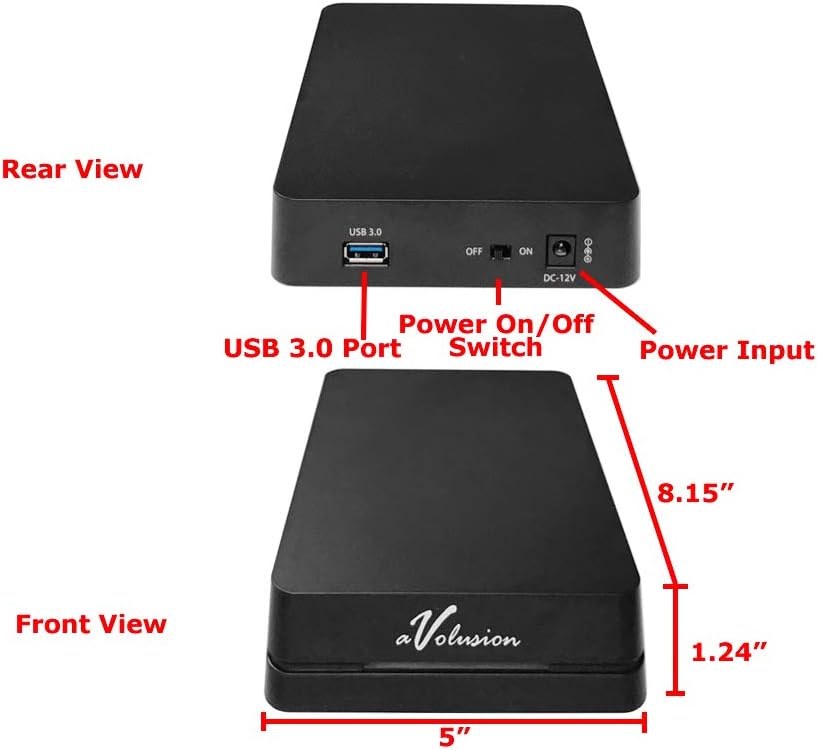 10TB 7200RPM 256MB Cache USB 3.0 External Hard Drive O739492