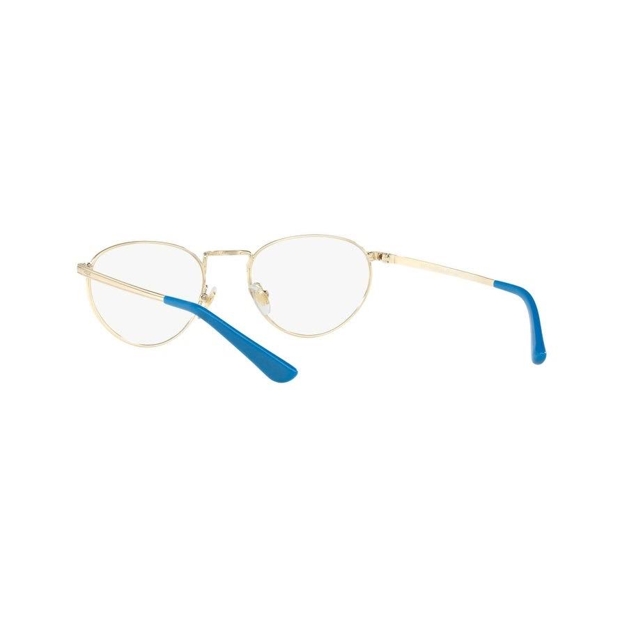 Pale Gold/White Eyeglasses N329