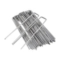 50 Packs Galvanised Ground Pegs for Artificial Grass F13271