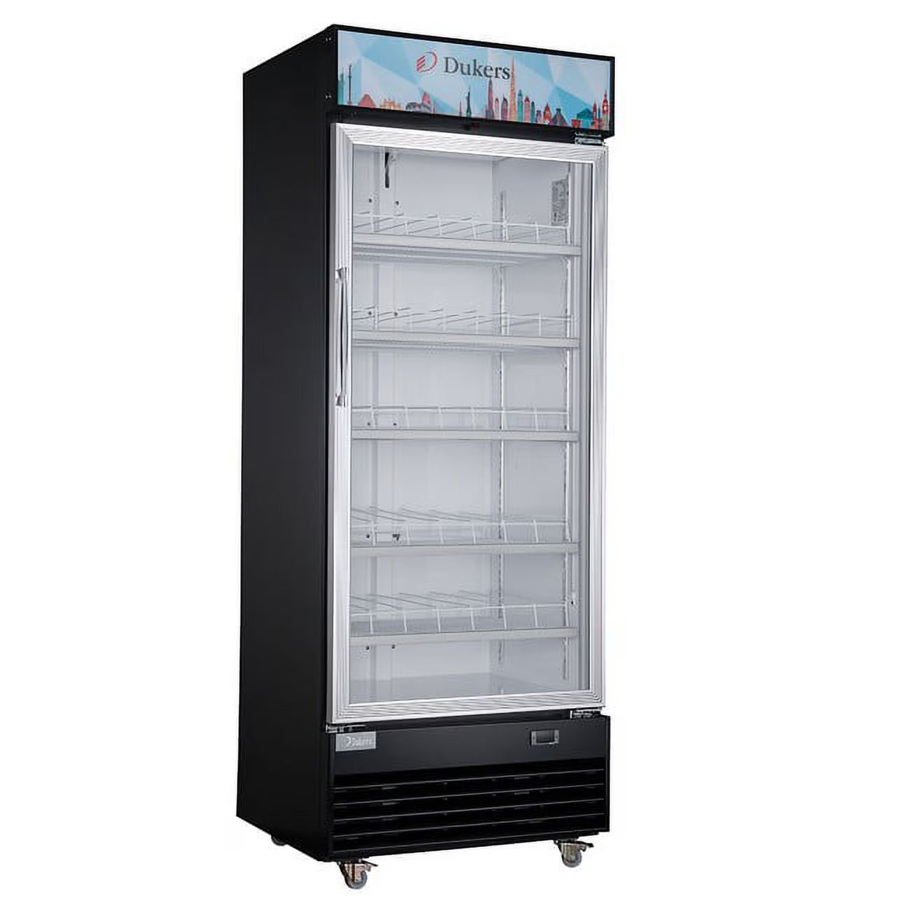 Commercial Single Swing Door Glass Merchandiser Refrigerator X427