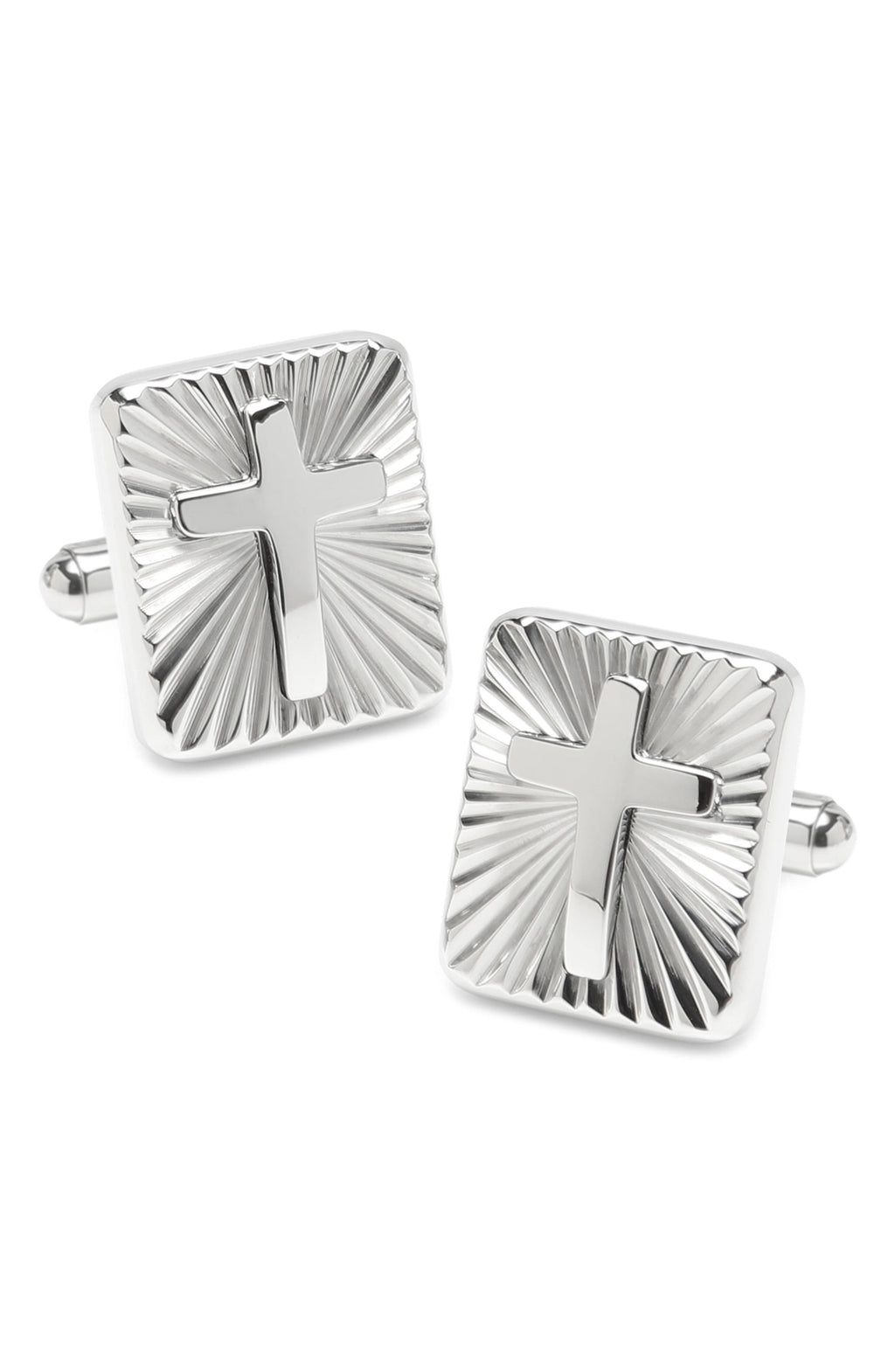 Silver Cross Cufflinks T3714