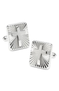 Silver Cross Cufflinks T3714