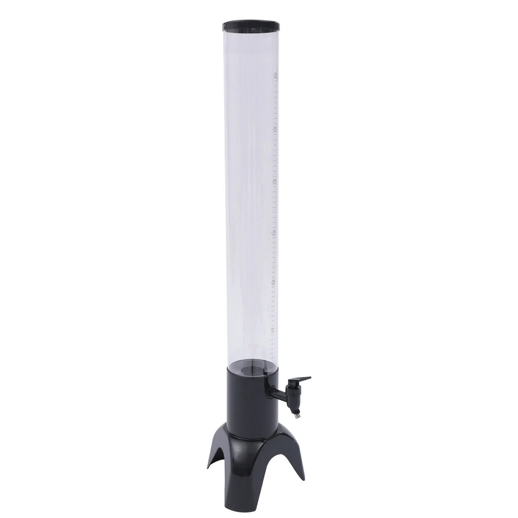 Clear 3L Beer Tower Beverage Dispenser with Ice Tube H37759