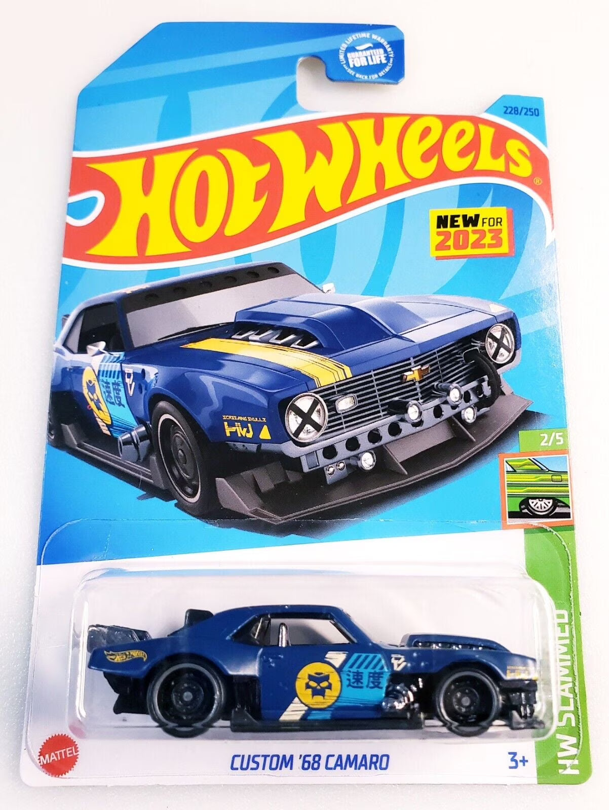 Custom '68 Camaro HW Slammed 2/5 with Limited Stickers B88614