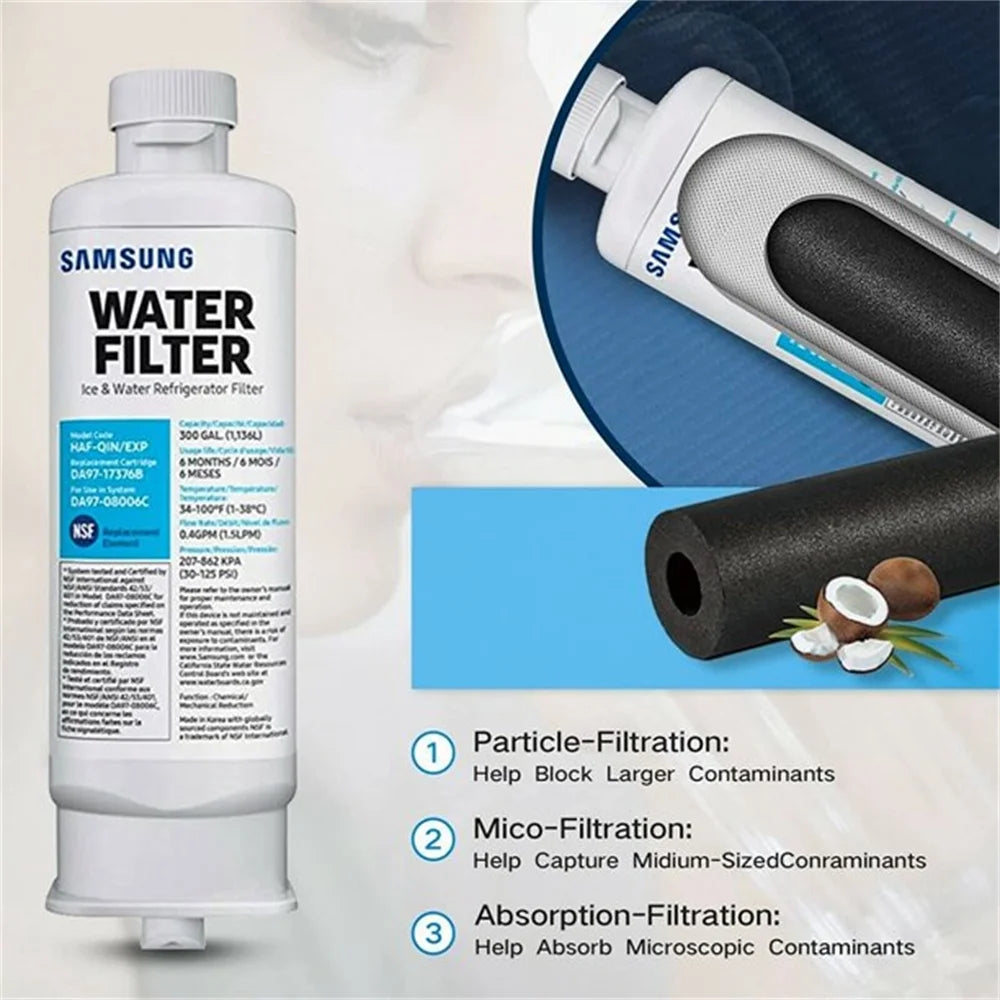 4 Pack Refrigerator Water Filter N53361