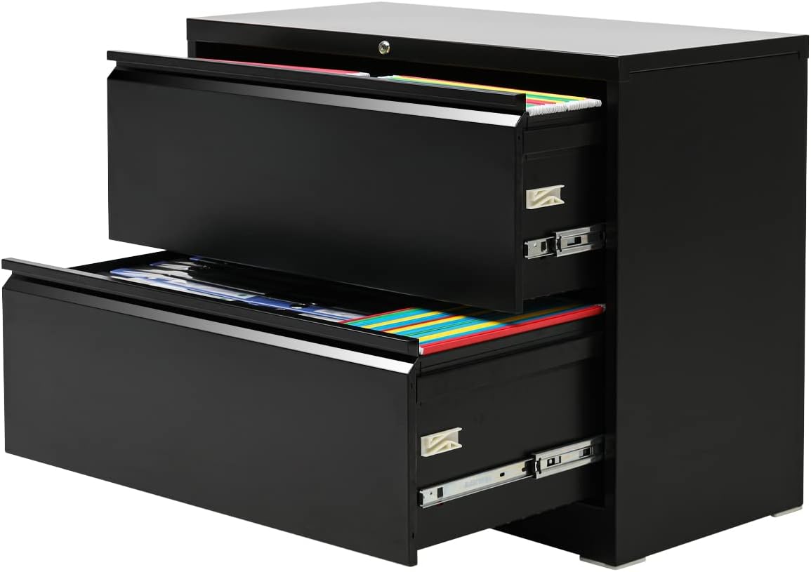 White 3 Drawer Locking Rolling Metal Filing Cabinet M23619