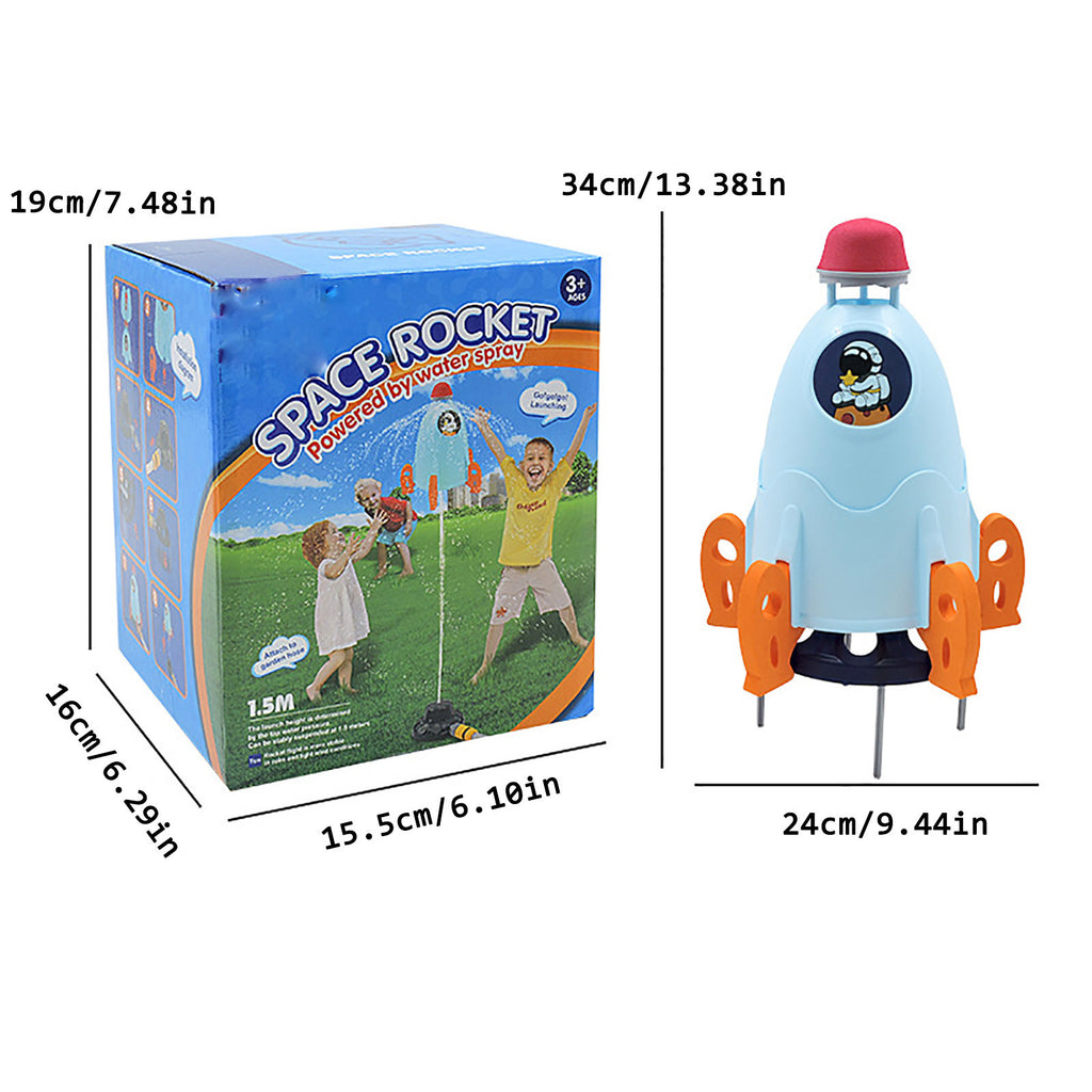 Rocket Sprinkler Outdoor Water Spray Toy D7076