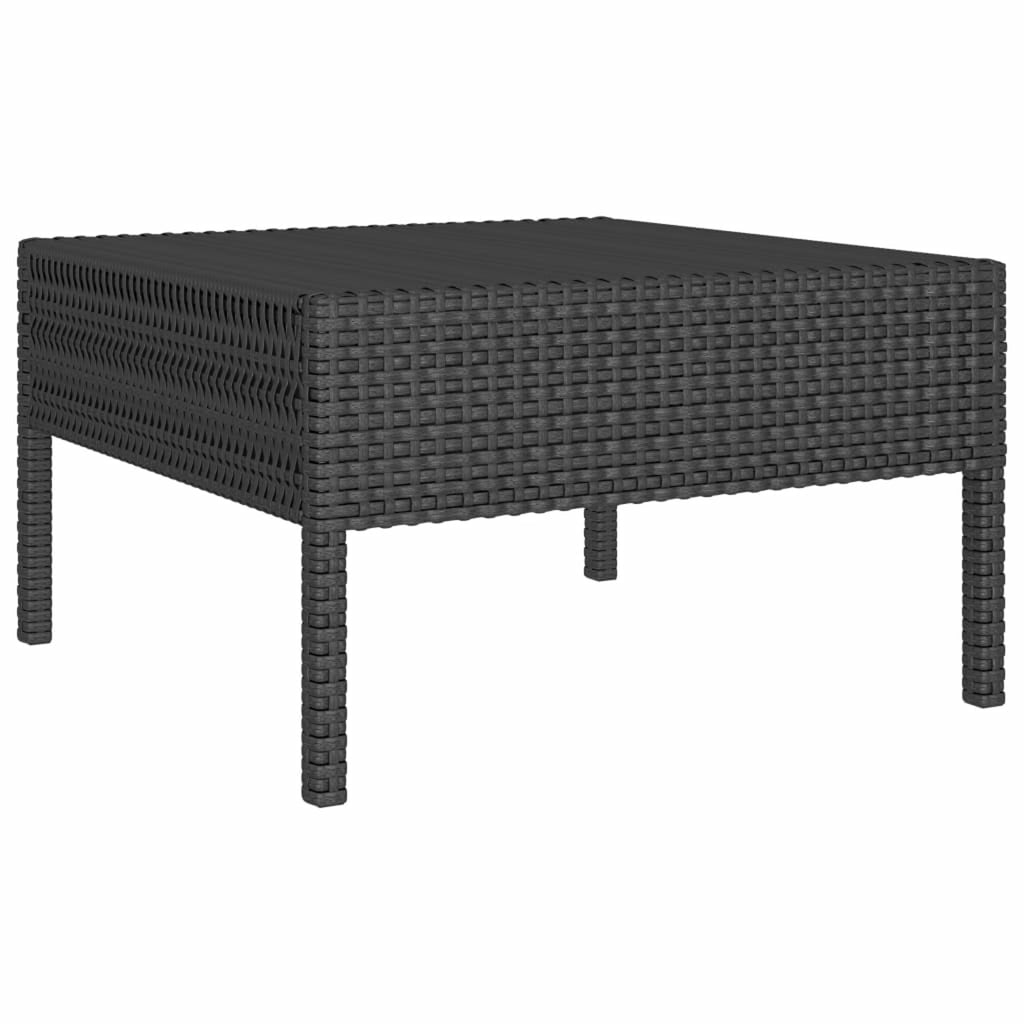 9 Piece Poly Rattan Outdoor Sectional Sofa Set with Cushions W786