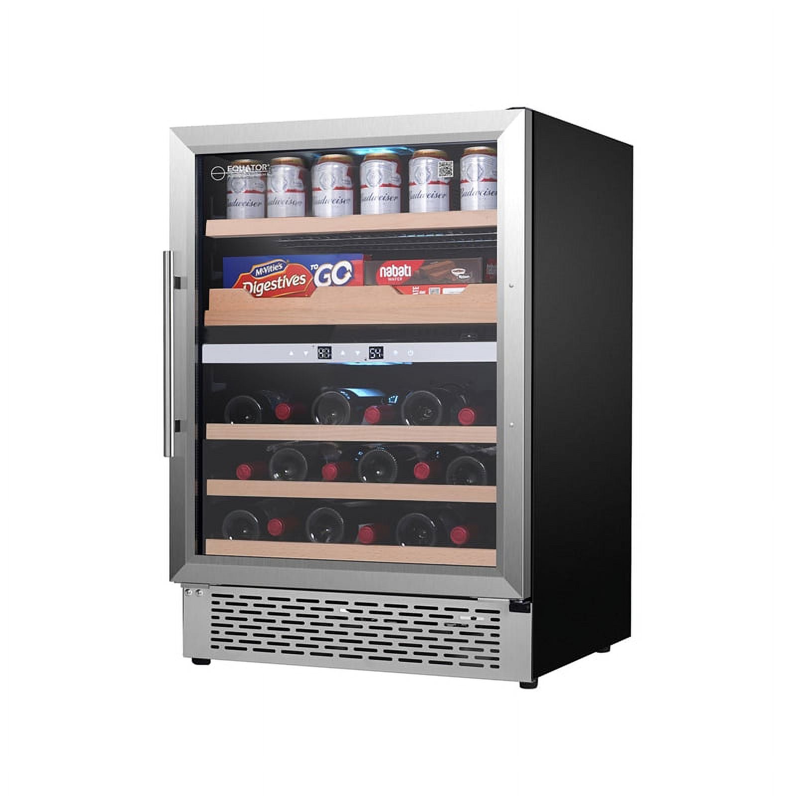 2-Zone Gourmet Center with Wine Bottle Storage K47827