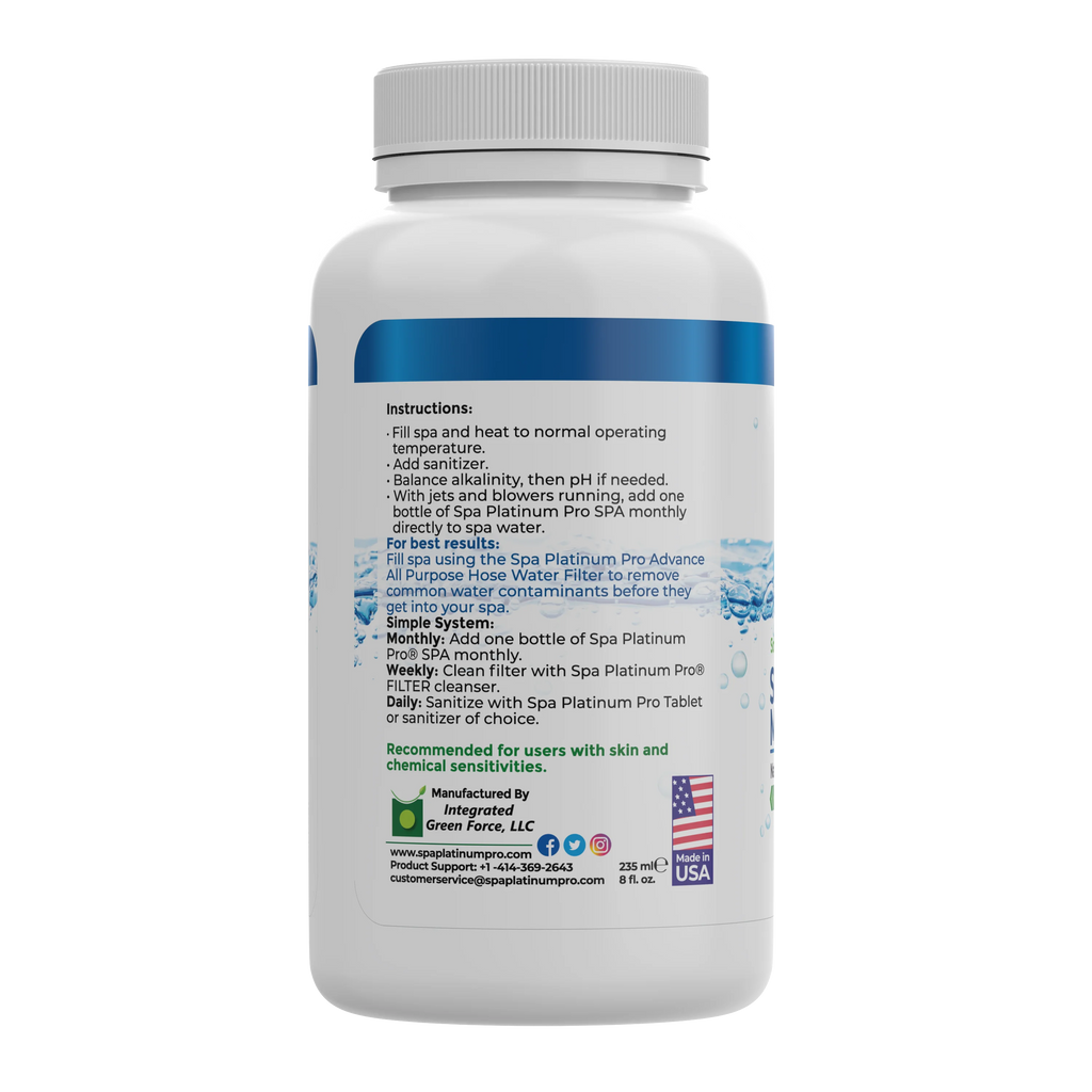 Natural Hot Tub Water Treatment, Six Months Supply Y824797