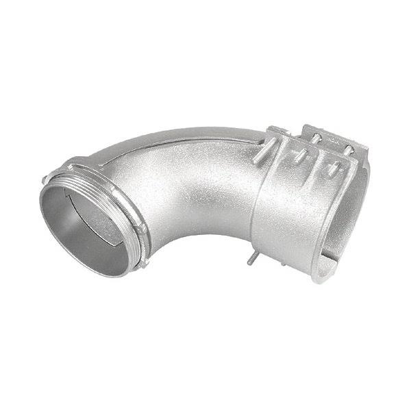 4x22 Flexible Metal Conduit Connector, 90-Deg, Malleable Iron T83030