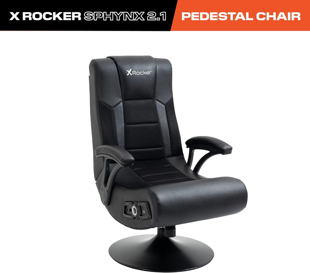 Wireless Black 2.1 Gaming Chair J480