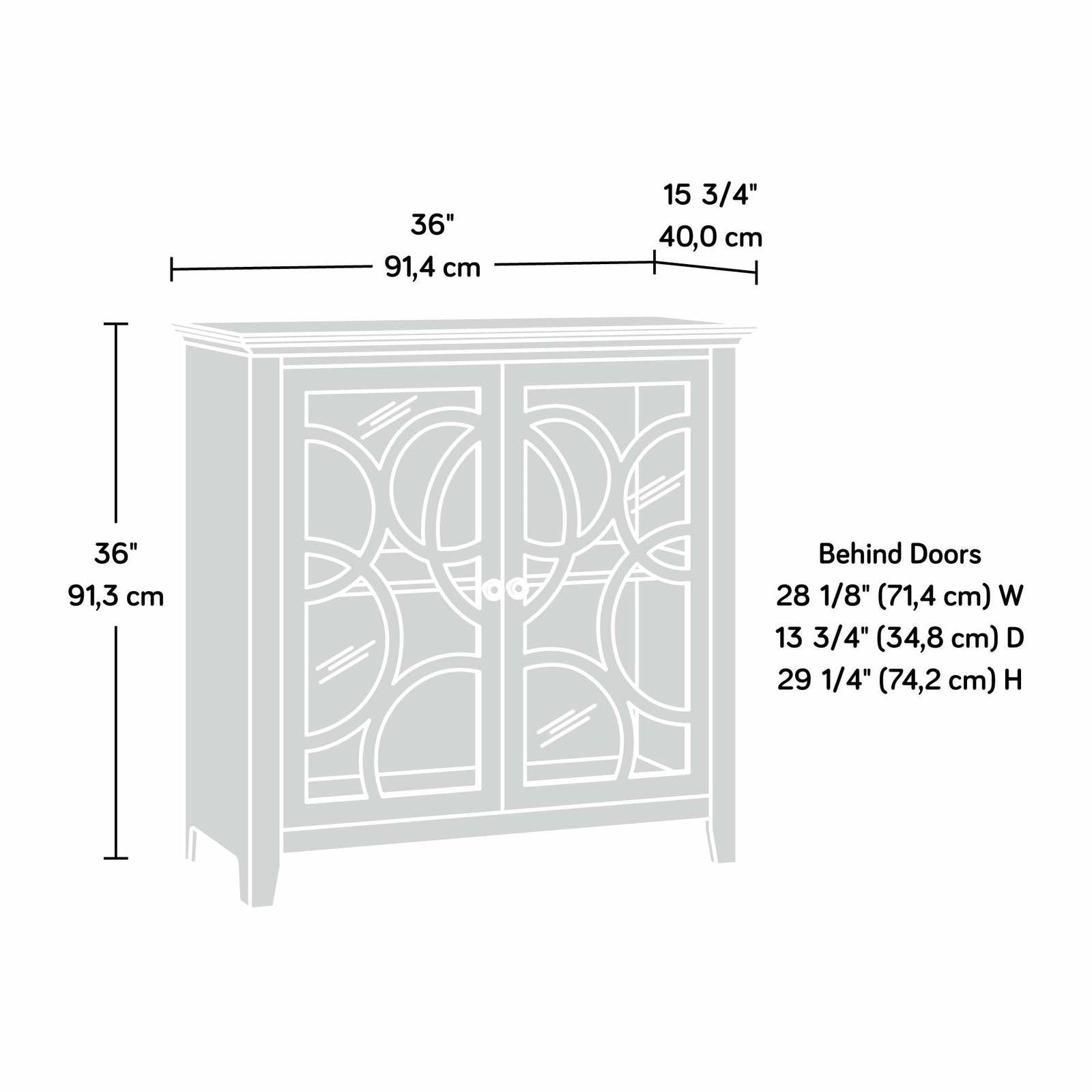 Moody Blue Display Cabinet Q450