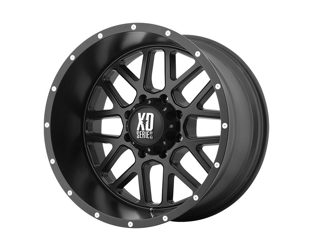Satin Black Grenade Wheel 18x8 W372
