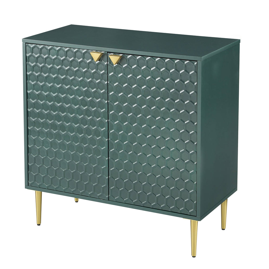 Green 2-Door Accent Cabinet L853
