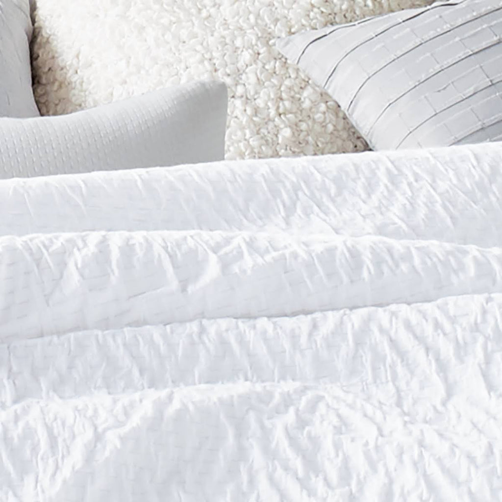 White King Crinkle Duvet Cover T582342