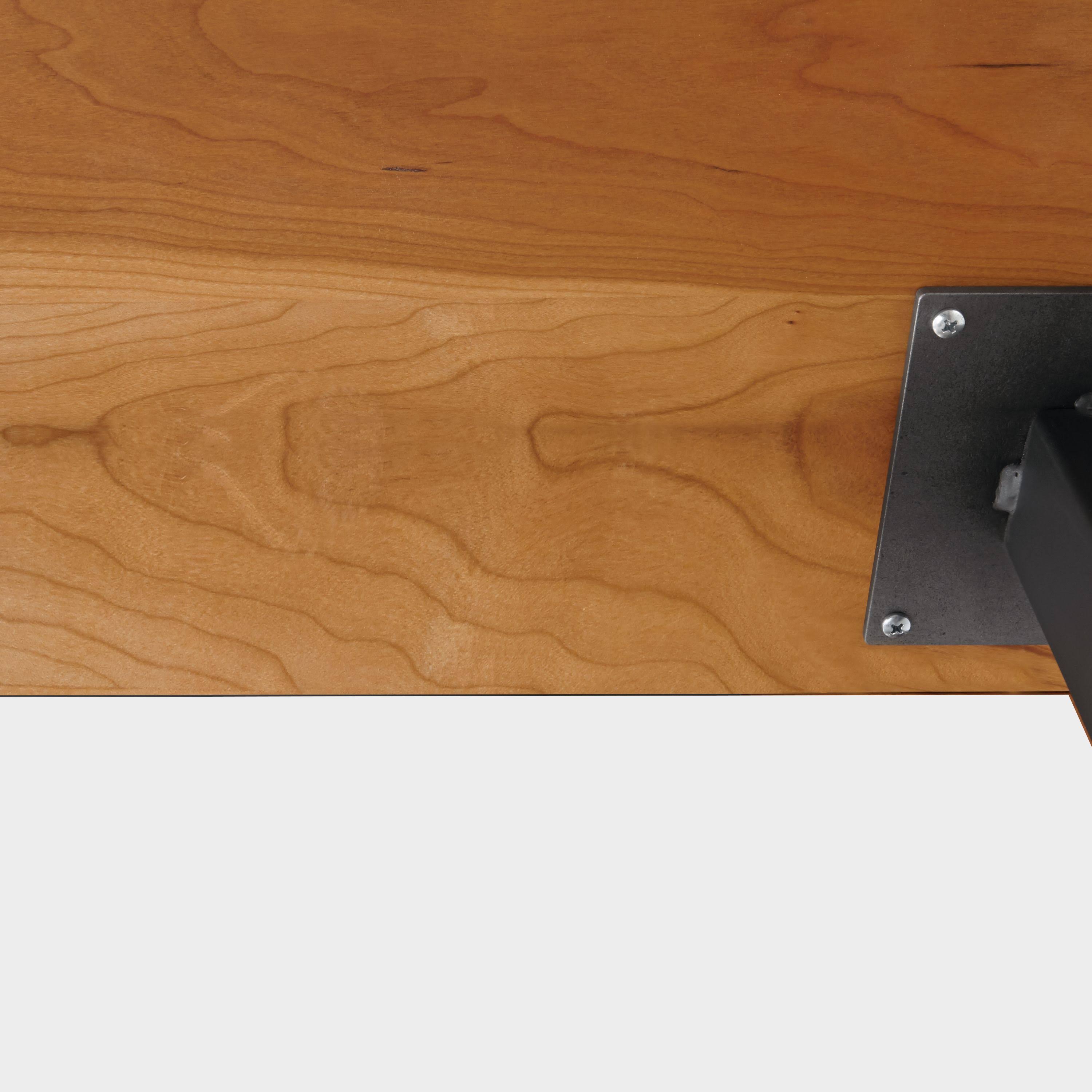 Cherry Top Table with Graphite Base N515