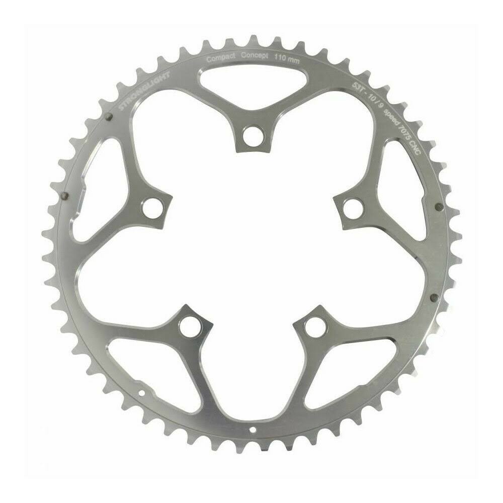 Silver 110mm Shimano Compact Chainring 53T Q57367