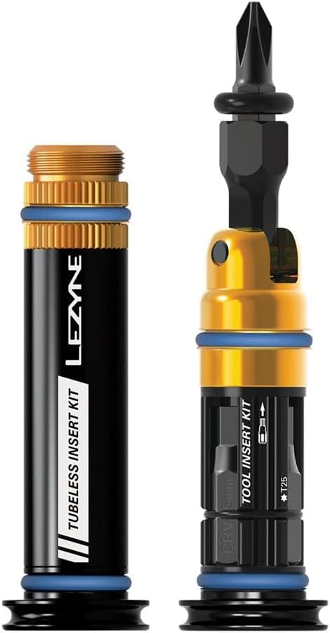 Dual Insert Bicycle Kit with Tubeless Tire Repair Kit, 5 Tire Strips, Tool Insert Kit K884