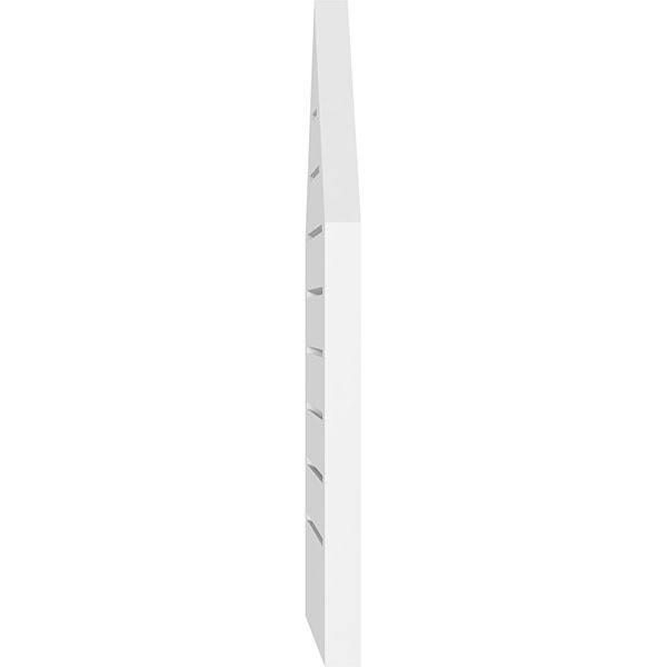 Peaked Top Surface Mount PVC Gable Vent H470