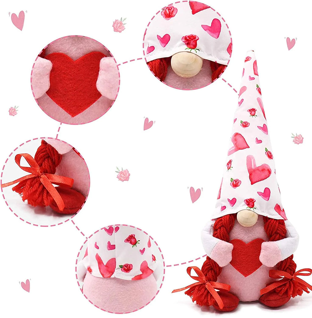 Valentine's Day Gnomes Plush Decorations A5448