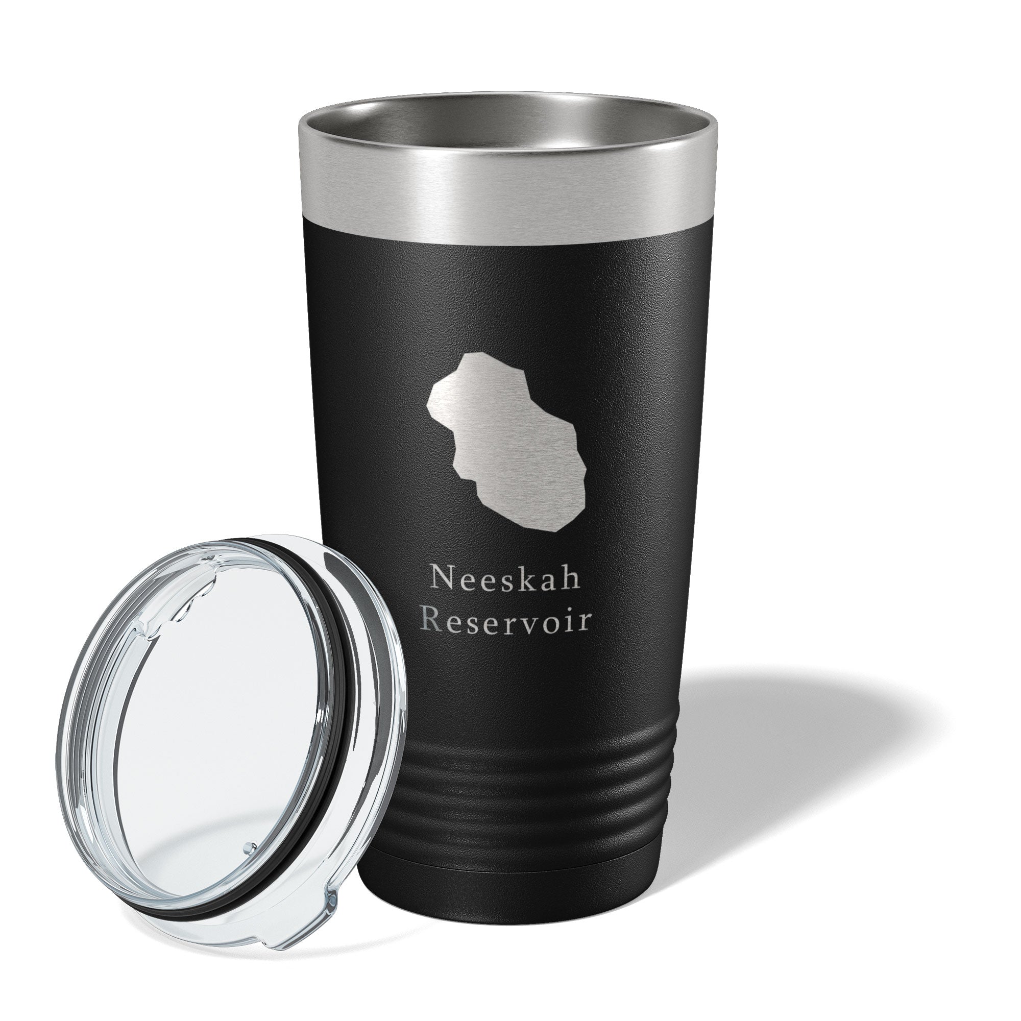 20 oz Black Insulated Travel Mug W3874