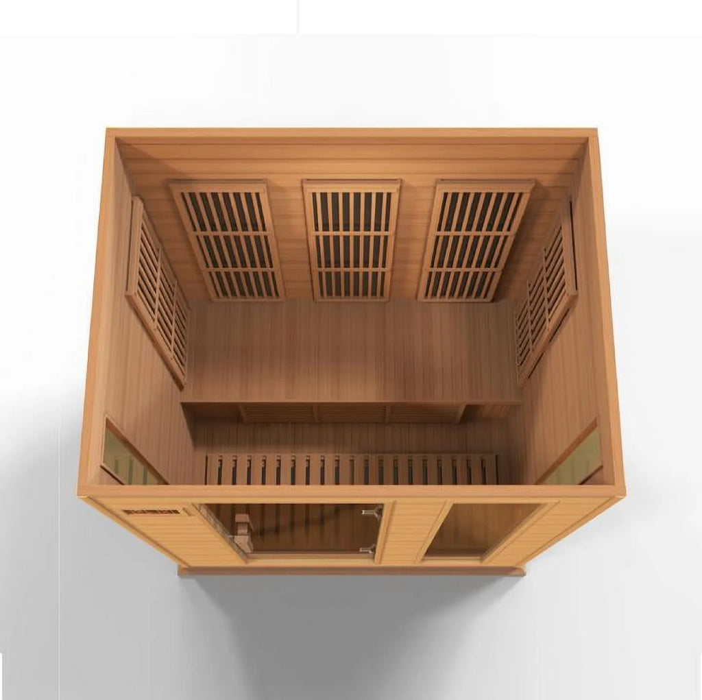 3-Person FAR Infrared Sauna Canadian Red Cedar R445836