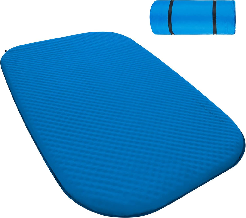 Self Inflating Camping Mat 11 R Value 3 Thick Camping Pad Lightgrey S7773