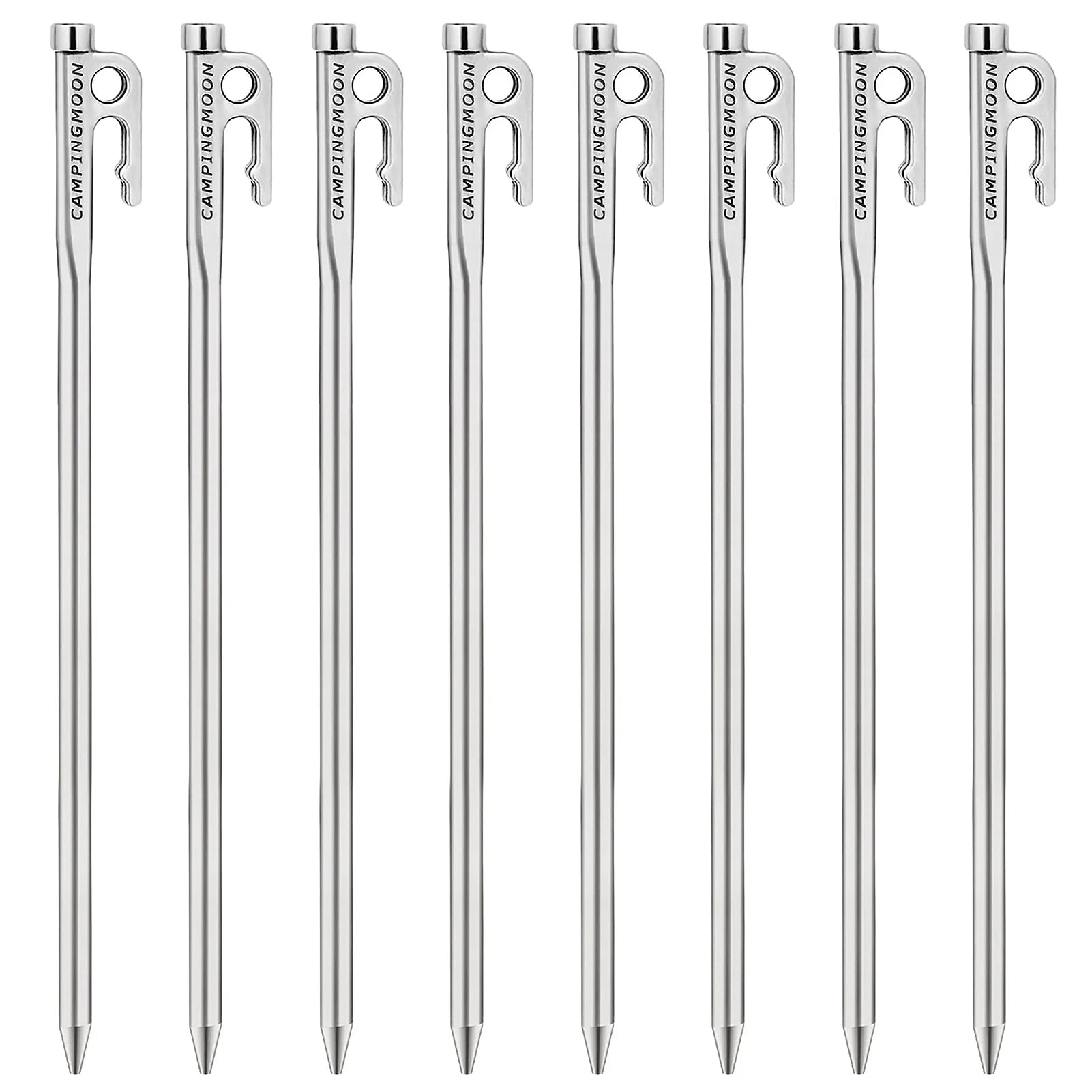 Steel Tent Stakes Pegs with Hook and Hole Design R28862