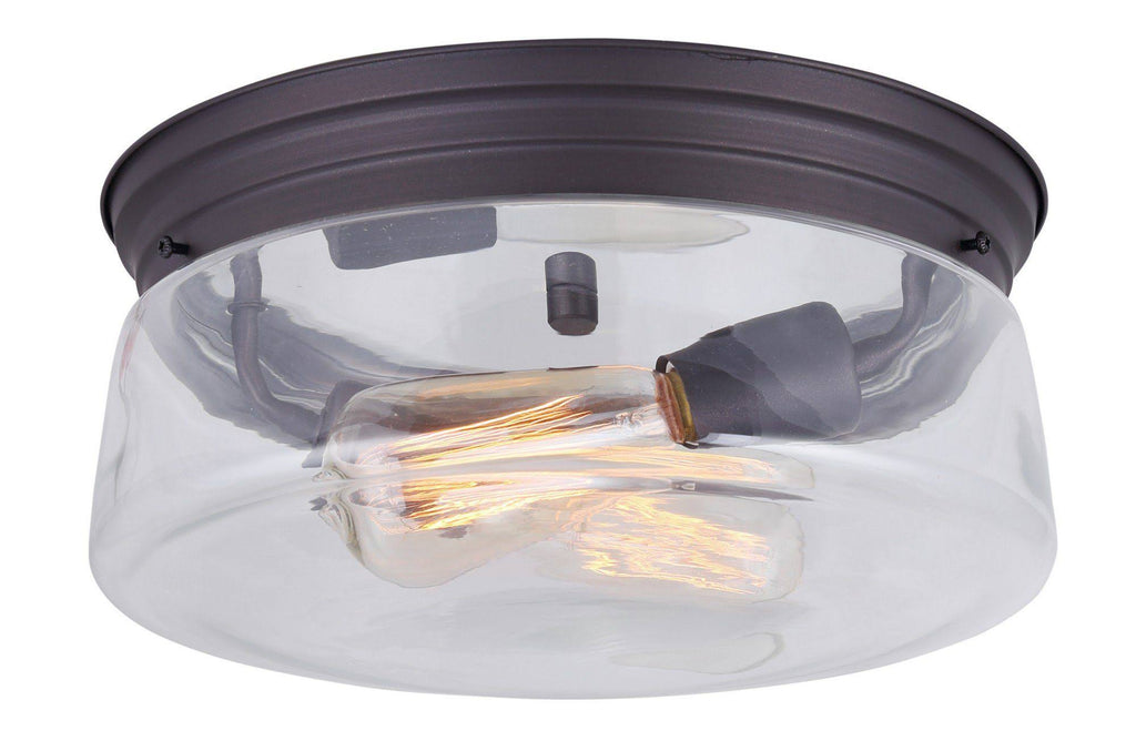 Oil Rubbed Bronze 2 Bulb Flushmount Q953351