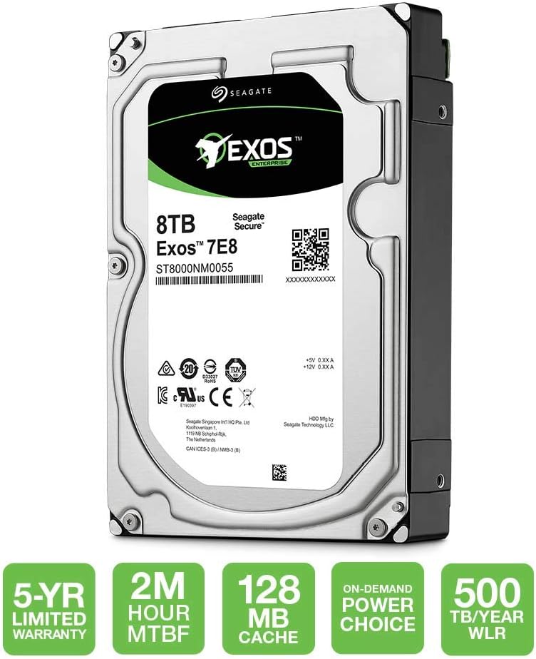 8TB 3.5 HDD 7200RPM SATA 6Gbps 256 MB Cache Internal Bare Drive J30267