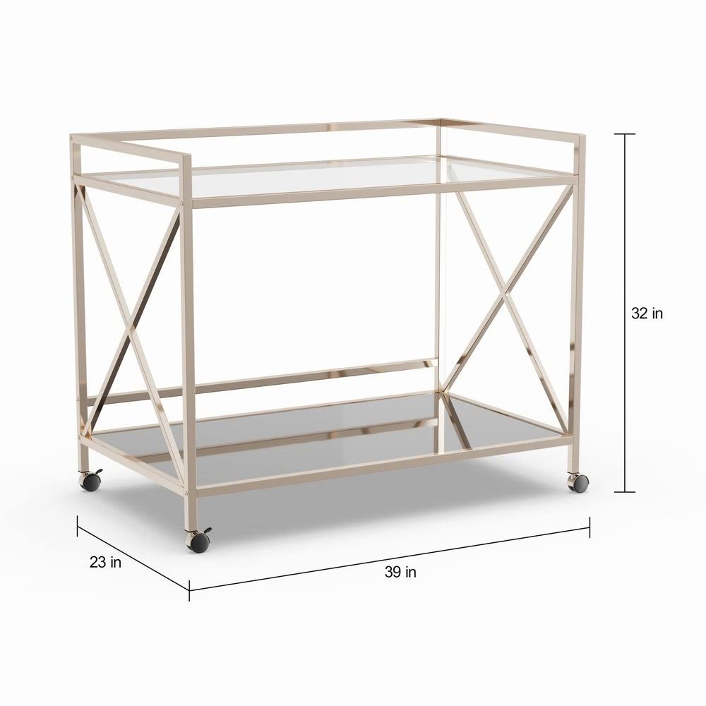 Silver Bar Cart A4827