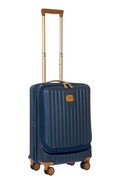 Matte Blue 21x22 Carry-On Spinner with Pocket N93222