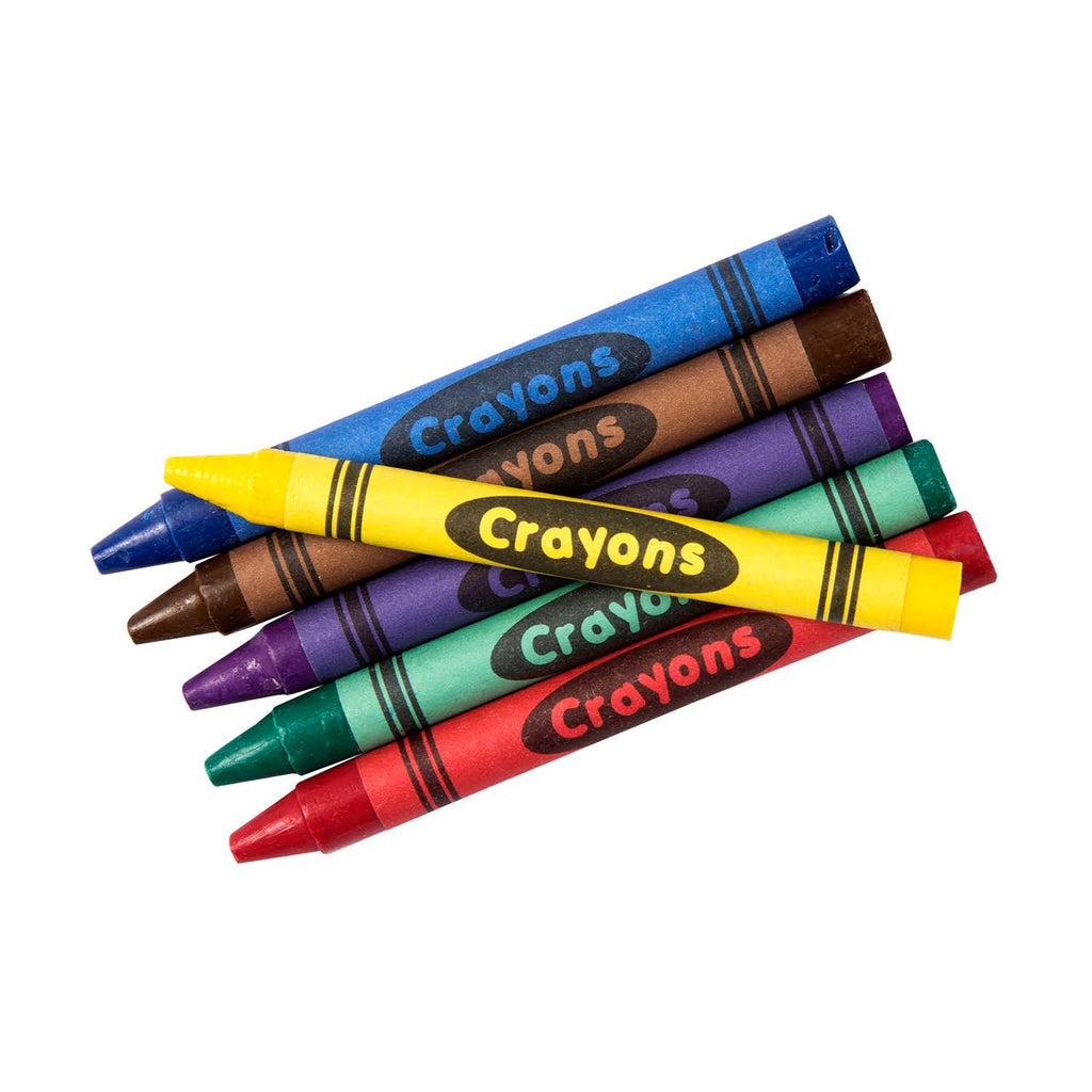 6 Color Bulk Crayons, Case of 3,000 G505109