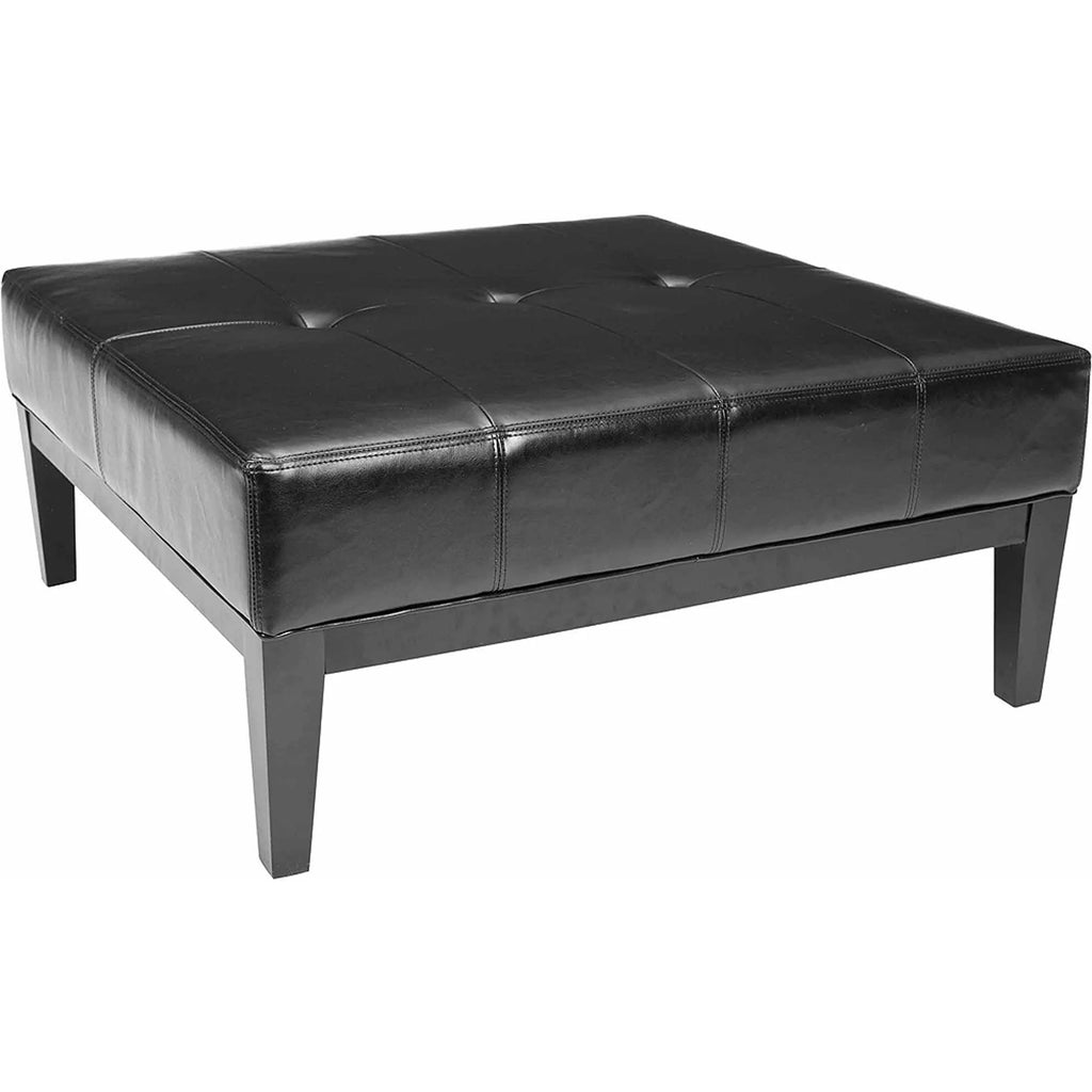 Black Square Cocktail Ottoman P377