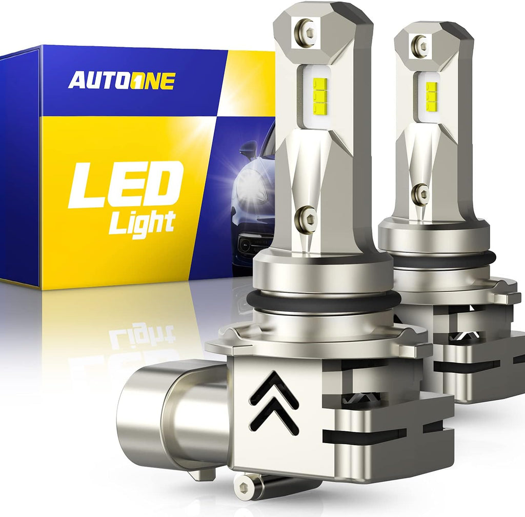 9006 LED Headlight Bulb HB4, 12000LM 6000K Super Bright White, Pack of 2 B991