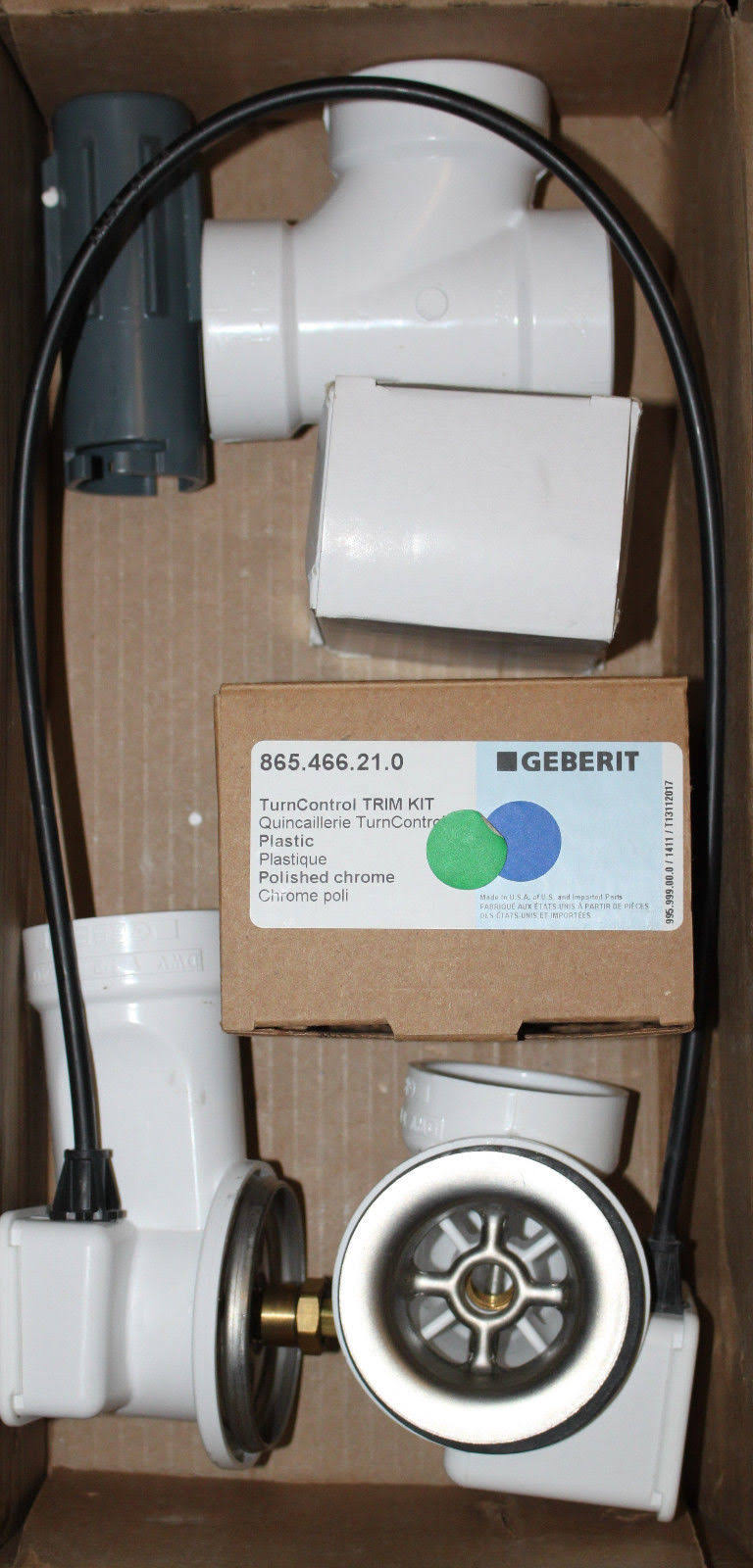 Chrome PVC Drain Kit C5546